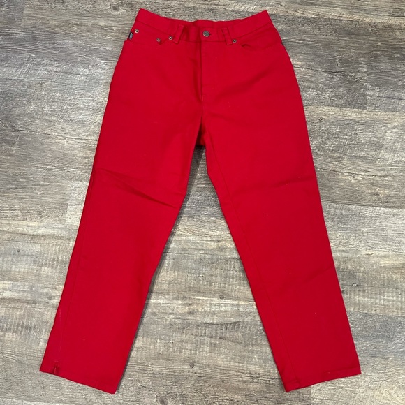Ralph Lauren Denim - Ralph Lauren Red Straight Leg Jeans